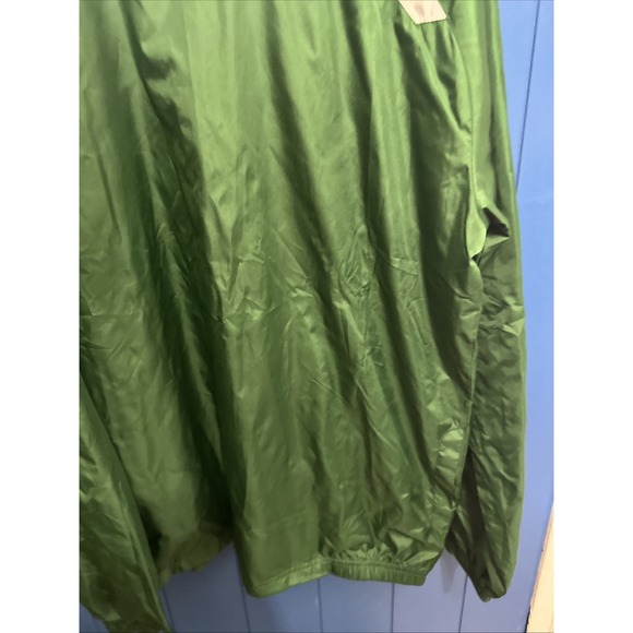 Augusta Sportswear Pullover Wind Breaker Mens Medium Green V Neck Golf - Picture 8 of 12